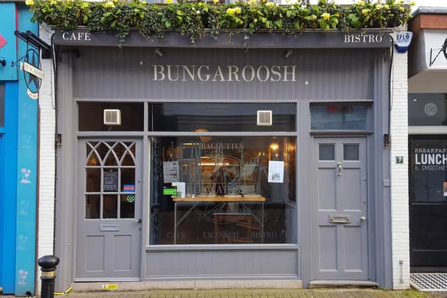 Bungaroosh Café Bistro has been serving diners in Bath Place since February 2019. It was inspected on December 13, 2021