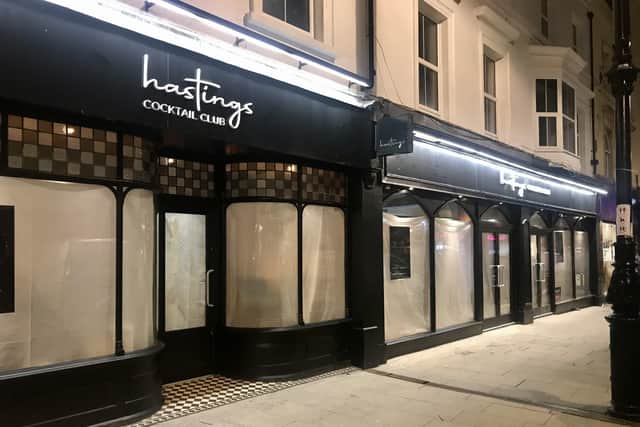 Hastings Cocktail Club is due to open on Friday, February 11.