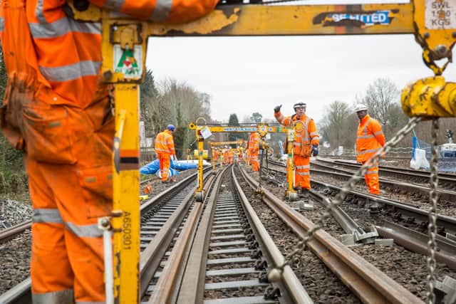Brighton Main Line is set to close for nine days this month. Picture: Network Rail.