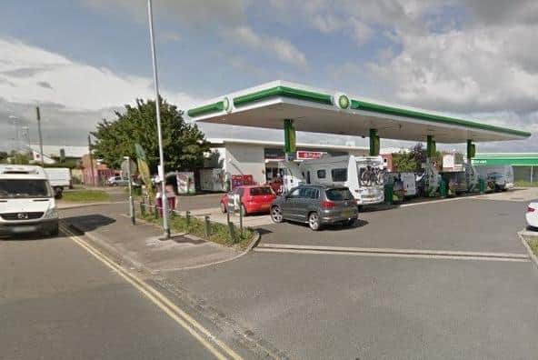 Plans for Hailsham service station in South Road. Photo from Google Maps. SUS-220302-110330001