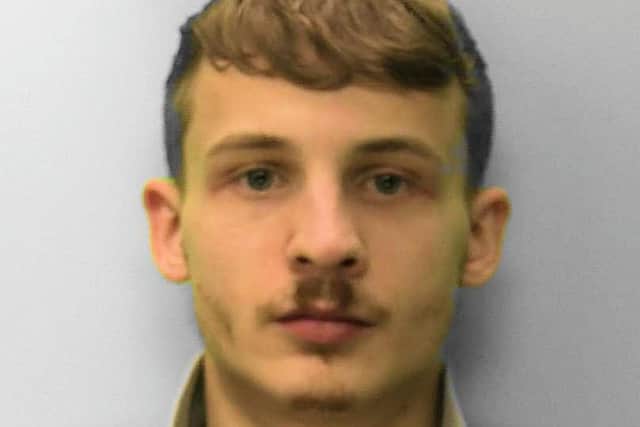 Jack Jones, 24, of London Road, Dunton Green, Sevenoaks, was sentenced at Lewes Crown Court last month. Pic: Sussex Police.