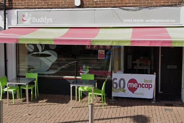 Buddy's Café in South Farm Road is a social hub which is part of Worthing Mencap, an organisation championing the rights of people with learning disabilities and their families. Buddy's was inspected on August 1, 2019. Photo: Google Street View