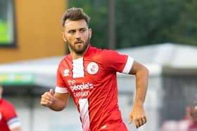 Midfielder Jack Payne has triggered an extra-year extension that will keep him at Crawley Town until the end of the 2022-23 season. Picture by Jamie Evans/UK Sports Images Ltd