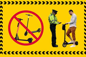 E-scooter crackdown in Sussex. Photo from Sussex Police. SUS-220702-113930001