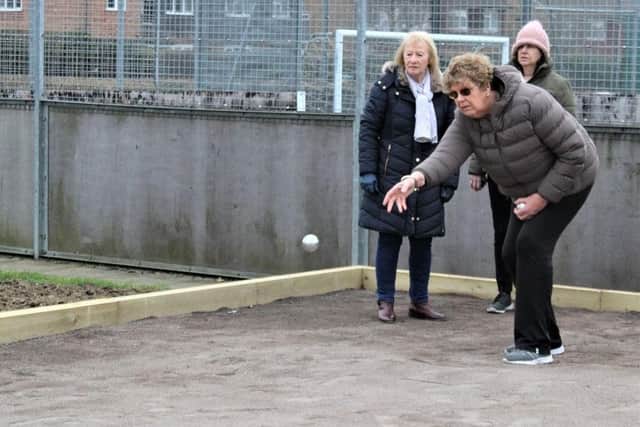 The Burgess Hill U3A Petanque Group has been working with Burgess Hill Town Council and Mid Sussex District Council to develop a rink at Fairfield Recreation Ground. Picture: Burgess Hill Town Council.