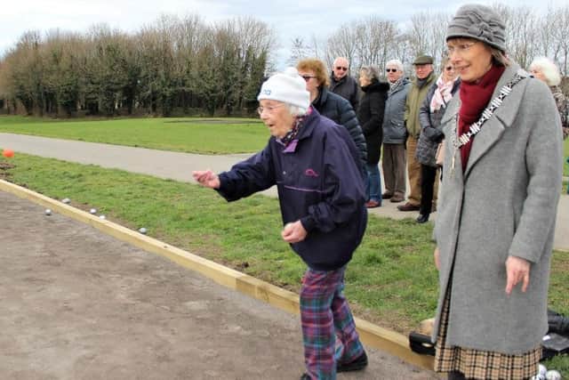 The Burgess Hill U3A Petanque Group has been working with Burgess Hill Town Council and Mid Sussex District Council to develop a rink at Fairfield Recreation Ground. Picture: Burgess Hill Town Council.