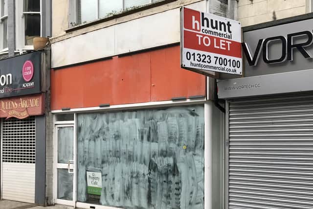 The empty unit was a former estate agent office, run by Property Cafe Ltd.