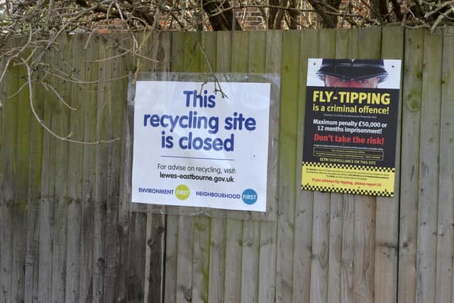Recycling centre at Tescos (Photo by Jon Rigby) SUS-220902-110931008