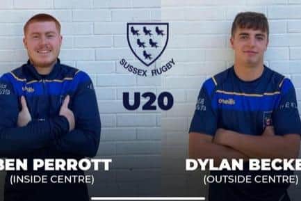 Ben Perrott and Dylan Becker have played for Sussex under-20s, flying the flag for Eastbourne