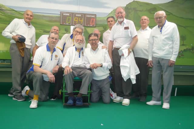 John Murray on the indoor rinks at Worthing Pavilion in his 94th year