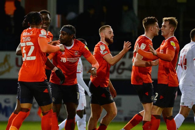 Luton won 1-0 at Barnsley back in August, Amari’i Bell getting his only goal for the Hatters so far. Town then triumphed 2-1 in midweek, Allan Campbell opening the scoring, Elijah Adebayo hammering home a second half penalty.