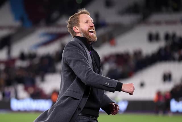 Brighton & Hove Albion will continue to thrive under head coach Graham Potter, according to departing technical director Dan Ashworth. Picture by Alex Pantling/Getty Images