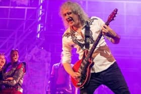 Brian May makes a surprise appearance at a performance of We Will Rock You in Southsea. Picture: Habur Rahman