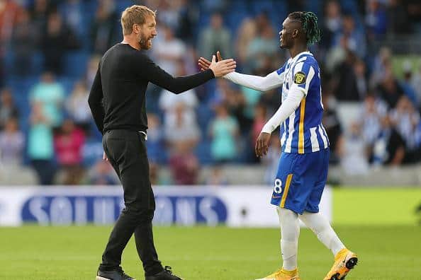 Graham Potter has helped with the development of Yves Bissouma