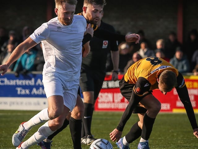 Action from Maidstone United's 3-2 win at Eastbourne Borough in National South at Priory Lane / Pictures: Andy Pelling