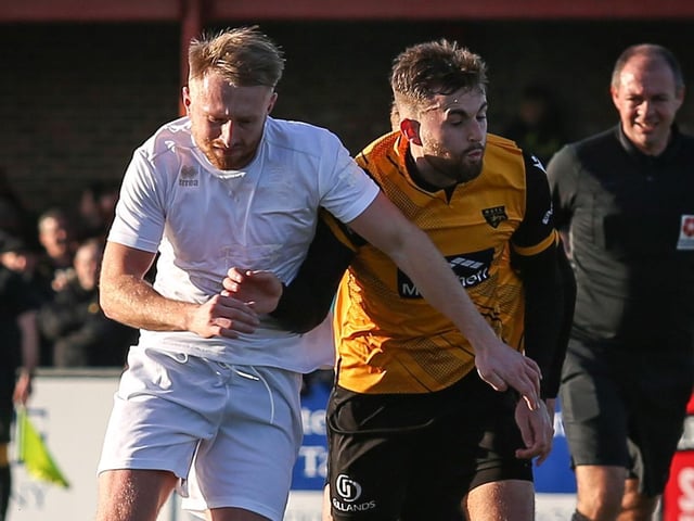 Action from Maidstone United's 3-2 win at Eastbourne Borough in National South at Priory Lane / Pictures: Andy Pelling