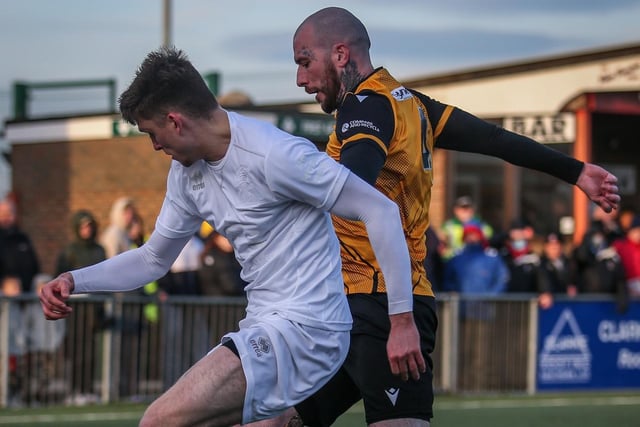 Action from Maidstone United's 3-2 win at Eastbourne Borough in National South at Priory Lane / Pictures: Andy Pelling