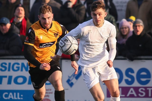 Action from Maidstone United's 3-2 win at Eastbourne Borough in National South at Priory Lane / Pictures: Andy Pelling