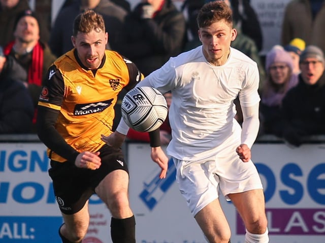 Action from Maidstone United's 3-2 win at Eastbourne Borough in National South at Priory Lane / Pictures: Andy Pelling