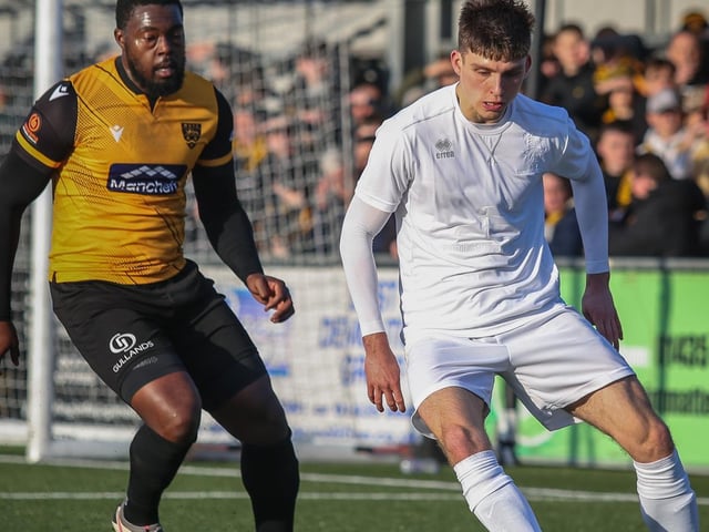 Action from Maidstone United's 3-2 win at Eastbourne Borough in National South at Priory Lane / Pictures: Andy Pelling