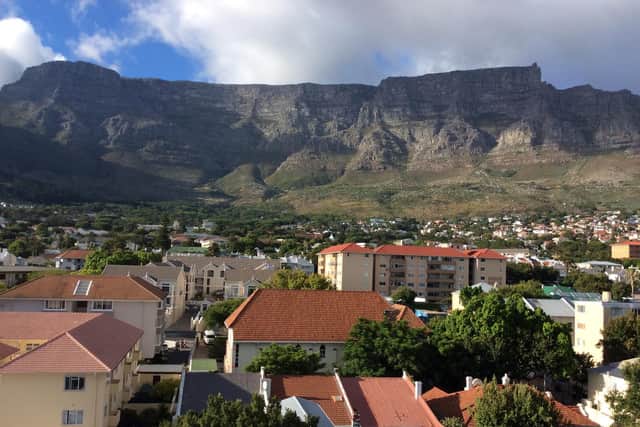 The glorious Table Mountain in Cape Town
