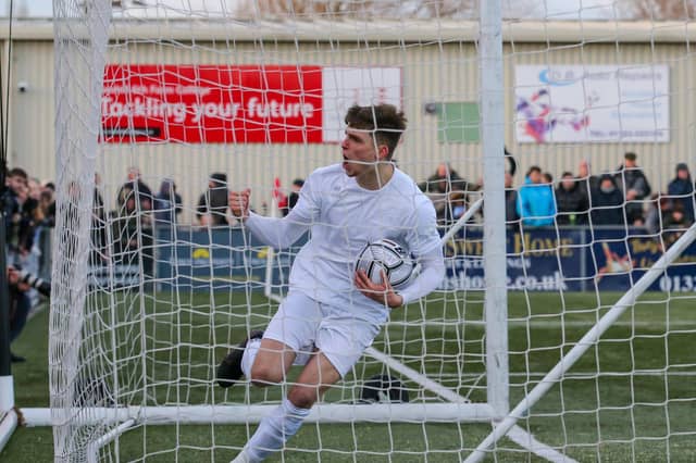Action from Maidstone United's 3-2 win at Eastbourne Borough in National South at Priory Lane / Pictures: Lydia and Nick Redman