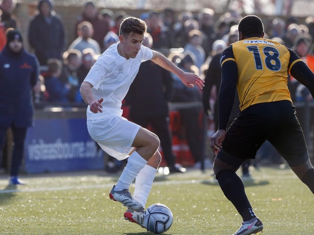 Action from Maidstone United's 3-2 win at Eastbourne Borough in National South at Priory Lane / Pictures: Lydia and Nick Redman