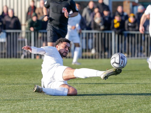 Action from Maidstone United's 3-2 win at Eastbourne Borough in National South at Priory Lane / Pictures: Lydia and Nick Redman