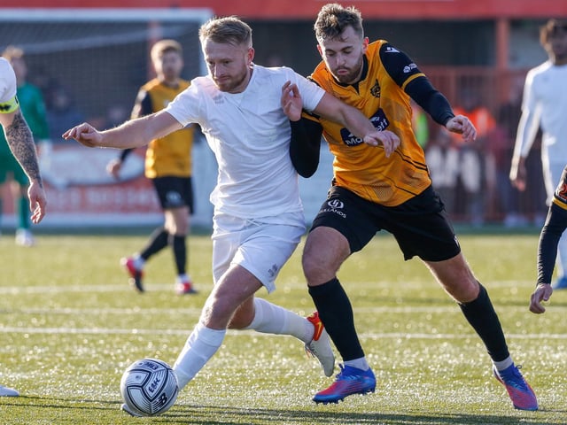 Action from Maidstone United's 3-2 win at Eastbourne Borough in National South at Priory Lane / Pictures: Lydia and Nick Redman