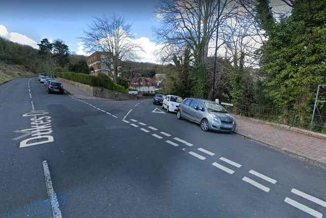 Junction of Wellcombe Crescent and Dukes Drive (Google Maps - Street View)