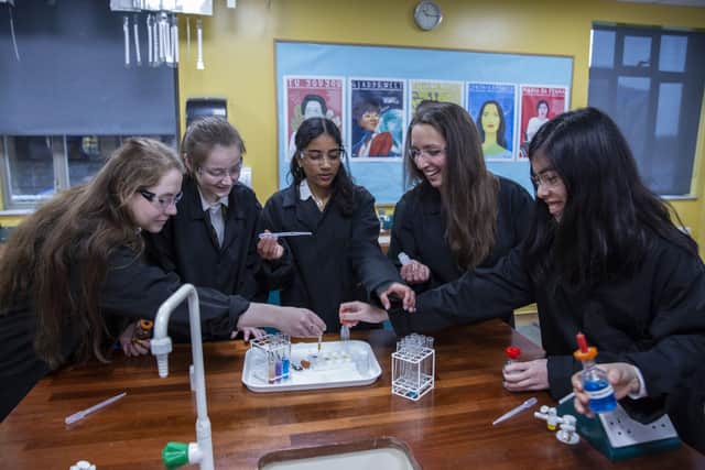 Dr Gardiner urged girls who enjoy science to consider a career in STEM (science, technology, engineering and mathematics). She said, "There has been significant progress for underrepresented groups in STEM professions, but there is still work do to on tackling the pay gap and supporting opportunities for career progression." SUS-220214-162414001