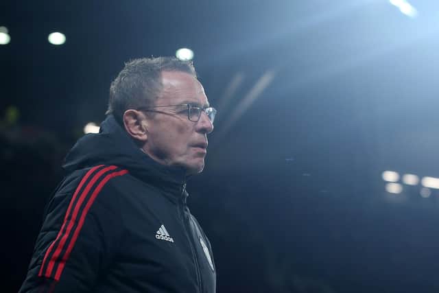 Interim manager Ralf Rangnick confirmed that Manchester United will be missing two key players for Tuesday evening's home Premier League clash with Brighton & Hove Albion. Picture by Matthew Peters/Manchester United via Getty Images