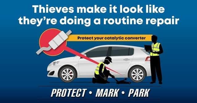 Chichester Police have warned residents to be aware of catalytic converter theft. SUS-220215-162655001