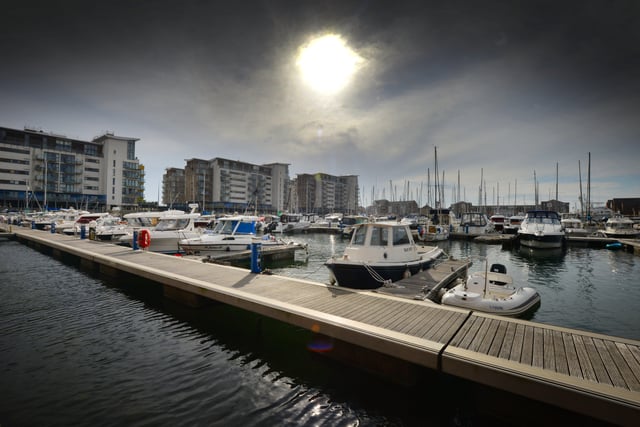 The average property price in Sovereign Harbour is £291,250