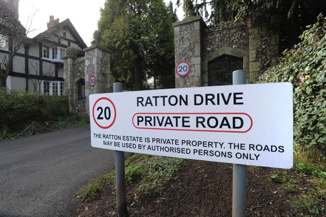 The highest average property price in the town can be found in Ratton, with the average price being £380,000.