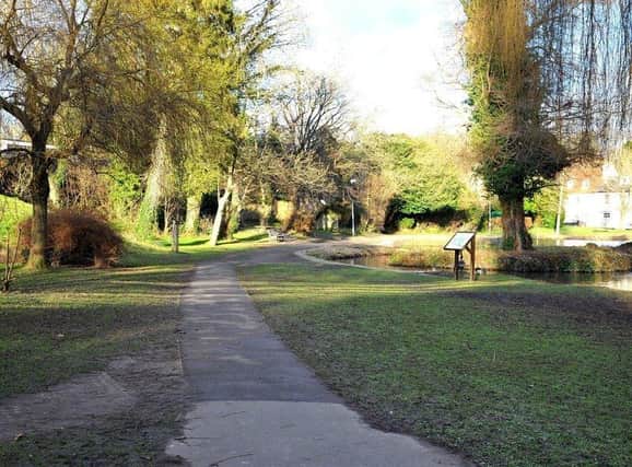 Midhurst Town Council intends to object to the West Sussex County Council’s proposals for a cycleway through Jubilee Path and South Pond. Pic: Steve Robards SUS-220215-130843001