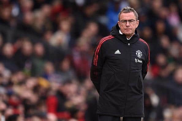 Manchester United head coach Ralf Rangnick will be without two key players