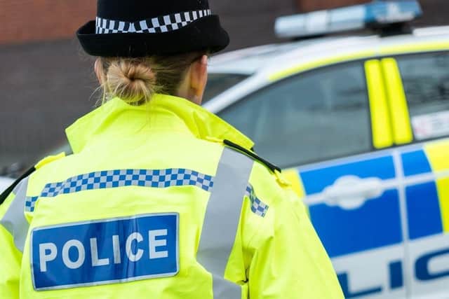 Sussex Police are searching for a man who acted indecently towards a group of young girls in the street in East Grinstead before running off.