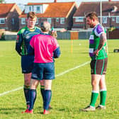 Action from Bognor's 41-0 victory over New Milton in the Hampshire premier at Hampshire Avenue / Pictures: Tommy McMillan