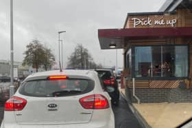 The new drive-through Costa Coffee in Hampden Park. Picture from Helen Burton SUS-220216-154722001