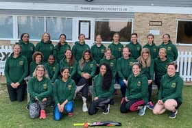 Three Bridges CC is one of many cricket clubs in Sussex where the women's and girls' game is thriving