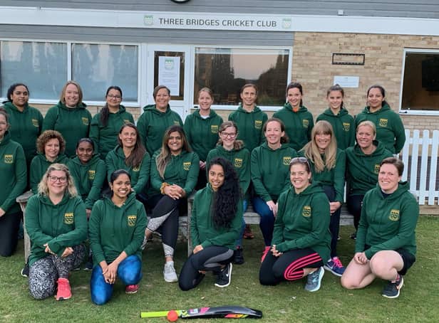Three Bridges CC is one of many cricket clubs in Sussex where the women's and girls' game is thriving