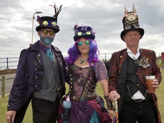 The Steampunk Festival on Saturday and Sunday, September  3 and 4. The festival will be held on the Wish Tower slopes and along the seafront.