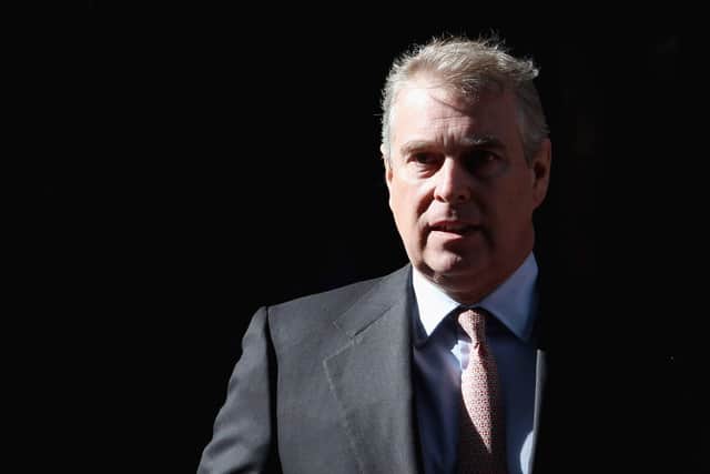 Eastbourne DGH has confirmed that a plaque commemorating an official visit by Prince Andrew to the hospital has been removed. (Photo by Dan Kitwood/Getty Images) PNL-191119-105237003