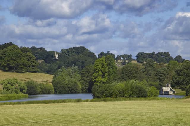 Monument and Boat House at Petworth House and Park. Photo: National Trust/Laurence Perry.