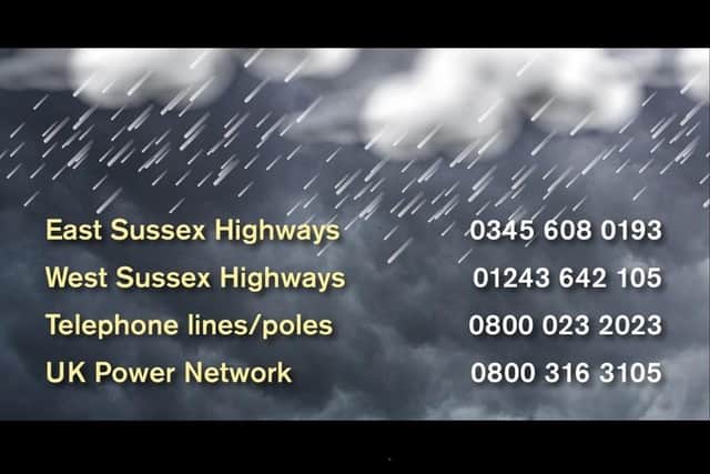 Horsham Police have shared these emergency contact details
