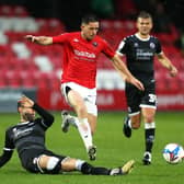 Action from last season's clash between Salford City and Crawley Town. Picture by Lewis Storey/Getty Images