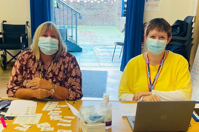 Since September the team has administered more than 37,000 Covid and flu vaccinations at Roffey Millennium Hall