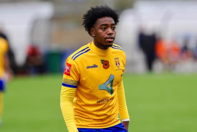 Former Arsenal and Burnley midfielder Ismaila Diallo has joined Hastings United from Lancing. Picture by Stephen Goodger
