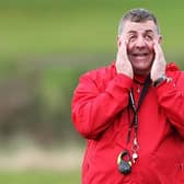 Dundee boss Mark McGhee saw his new team concede a late goal at Celtic